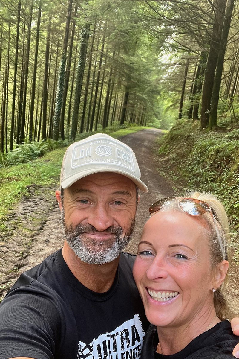 Dawn Brooks-Field SeaMoor Stays co-founder enjoying a woodland walk in Cardinham Woods, North Cornwall