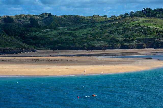 River Camel estuary near Padstow, North Cornwall