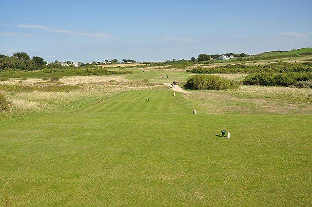St Enodoc Golf Club course, Rock, North Cornwall